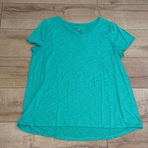 Lilly Pulitzer, scoop neck tee, green, XL